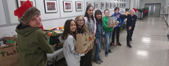 Mills Haven students donate to food bank in unique way