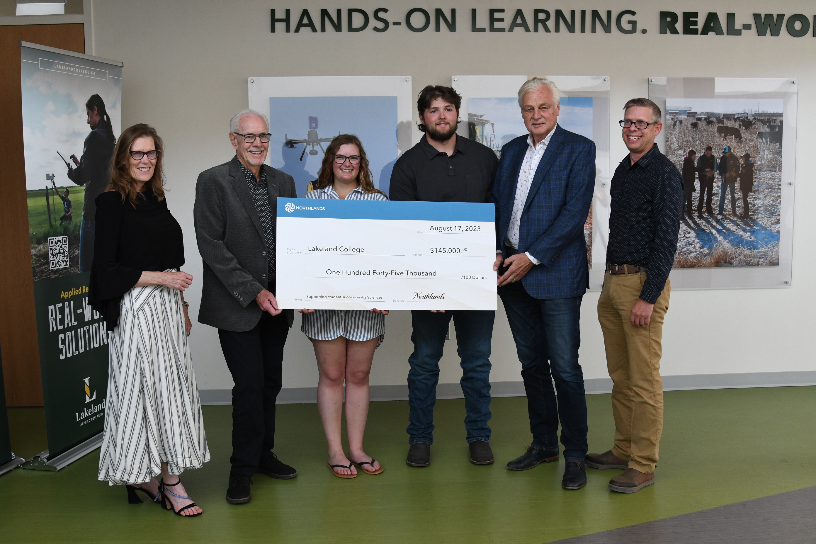 Lakeland College receives gift from Northlands